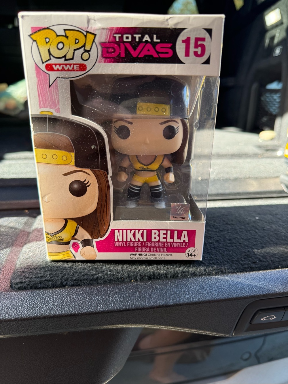 Funko WWE Nikki Bella Pop! Vinyl in Yellow and Black